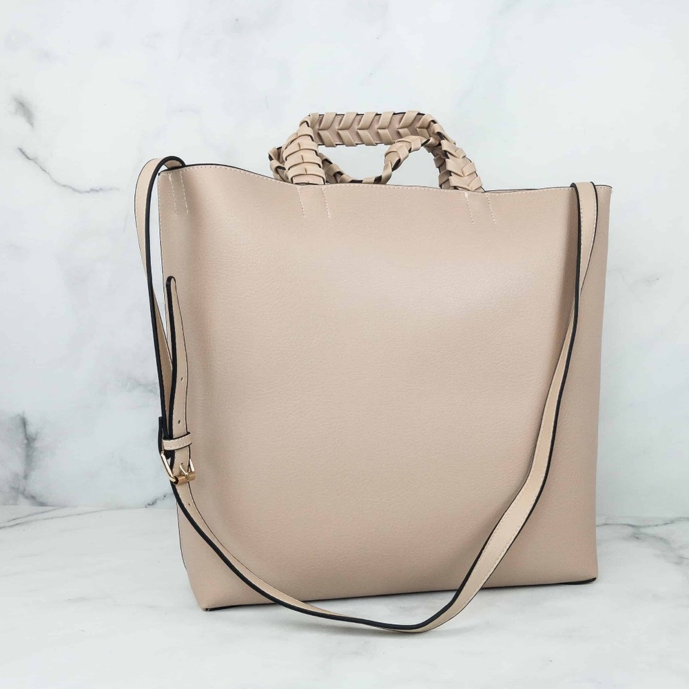 Rachel Zoe x Jules Kae Blush Vegan Leather Tote